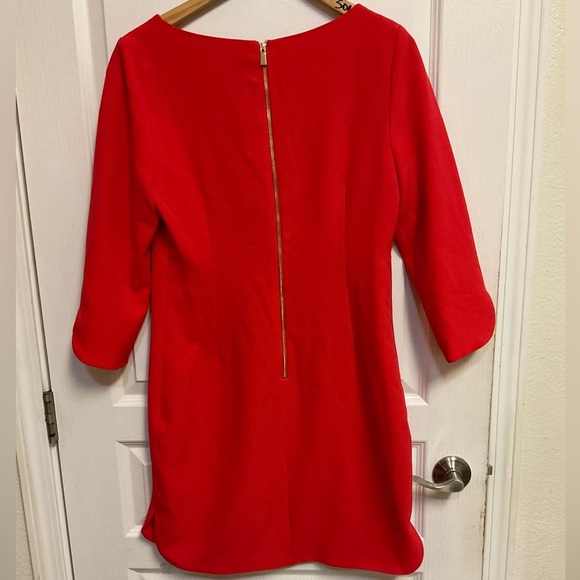 Vince Camuto Red Sheath Dress Women’s Size 8 – 3/4 Sleeve Classic Cocktail - Picture 4 of 10